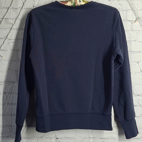 Disney Mickey Mouse Embroidered Navy Blue Crewneck Sweater Womens Size XXS - Picture 10 of 16